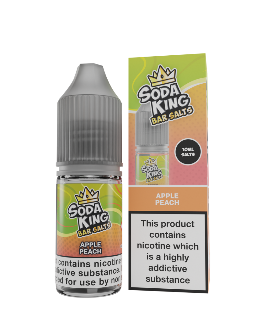 Soda King Nicotine Salt - Apple Peach