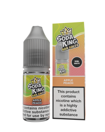 Soda King Nicotine Salt - Apple Peach