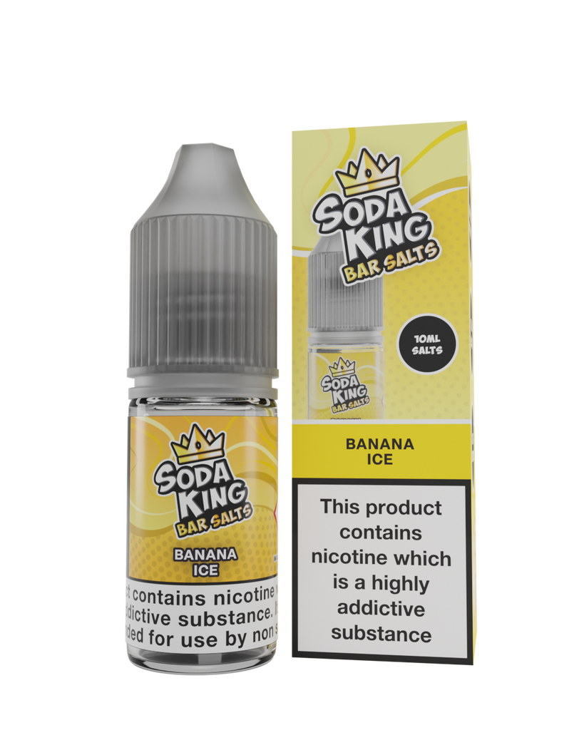 Soda King Nicotine Salt - Banana Ice