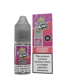 Soda King Nicotine Salt - Blackberry Strawberry Blueberry