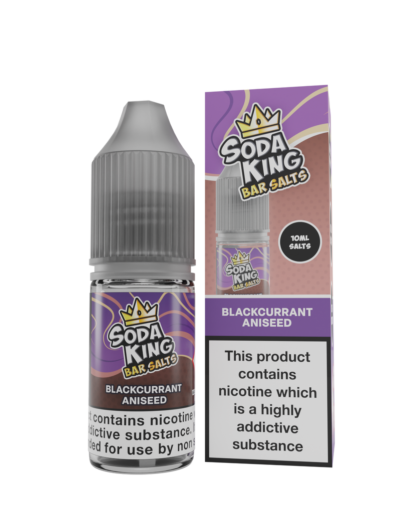 Soda King Nicotine Salt - Blackcurrant Aniseed