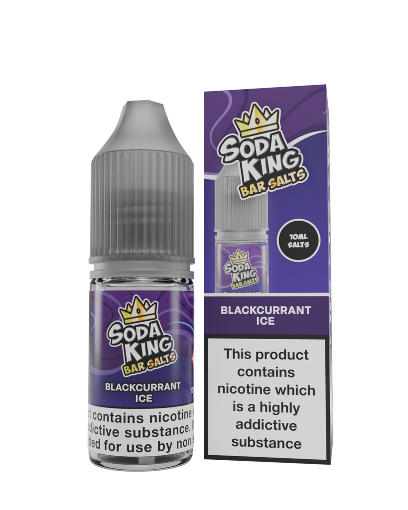 Soda King Nicotine Salt - Blackcurrant Ice
