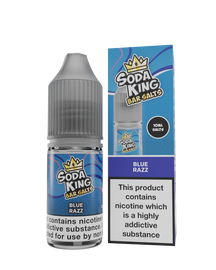 Soda King Nicotine Salt - Blue Razz