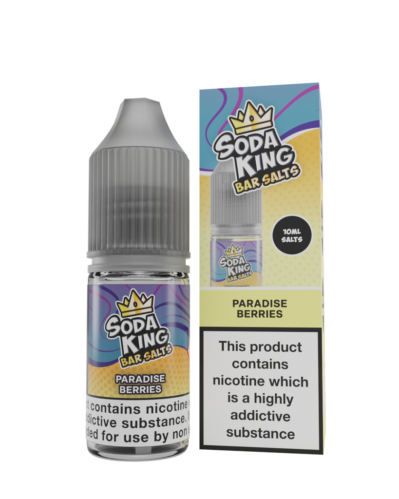 Soda King Nicotine Salt - Paradise Berries