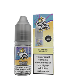 Soda King Nicotine Salt - Paradise Berries