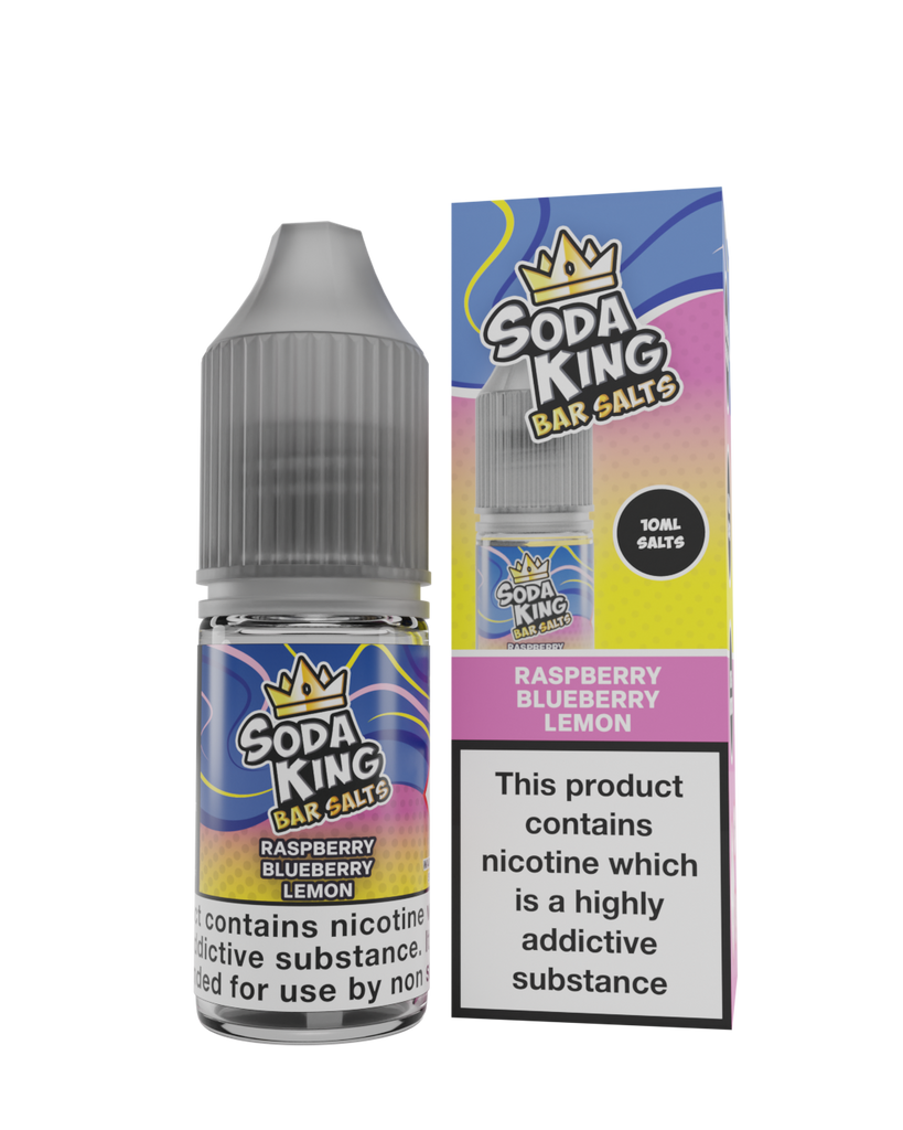 Soda King Nicotine Salt - Raspberry Blueberry Lemon