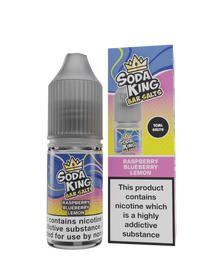 Soda King Nicotine Salt - Raspberry Blueberry Lemon