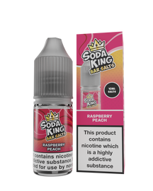 Soda King Nicotine Salt - Raspberry Peach