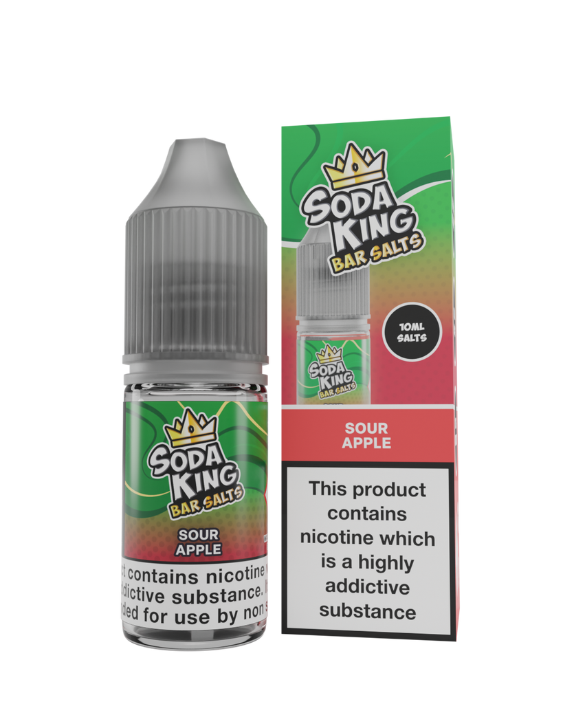 Soda King Nicotine Salt - Sour Apple