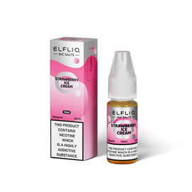 Elfliq Nicotine Salt - Strawberry Ice Cream