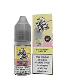Soda King Nicotine Salt - Strawberry Banana