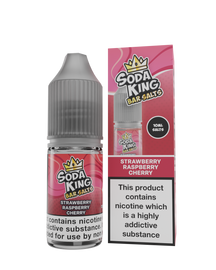 Soda King Nicotine Salt - Strawberry Raspberry Cherry