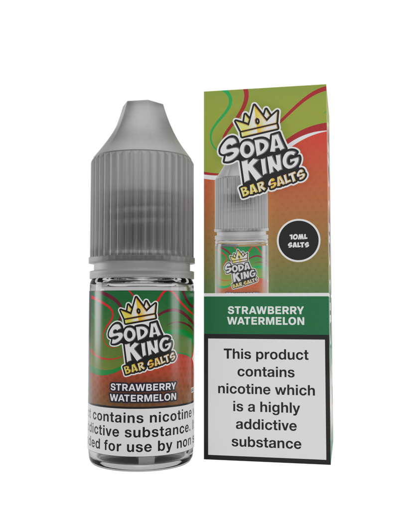 Soda King Nicotine Salt - Strawberry Watermelon