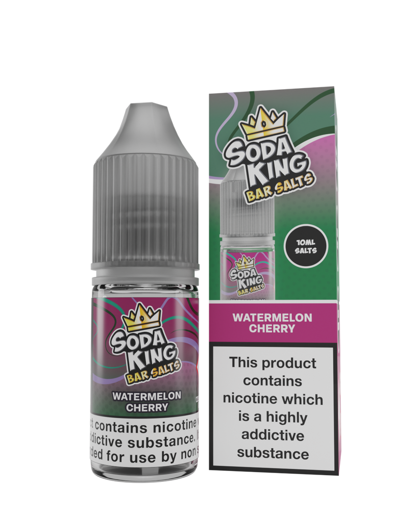 Soda King Nicotine Salt - Watermelon Cherry