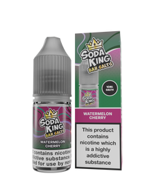 Soda King Nicotine Salt - Watermelon Cherry